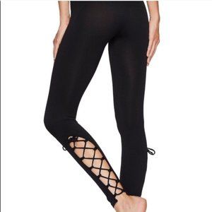 Free People On Tour Lace Up Legging Black MED/LG